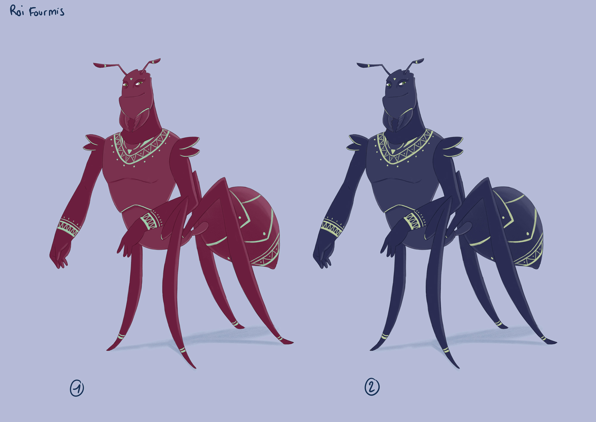 12 Fourmis Roi Proposition
