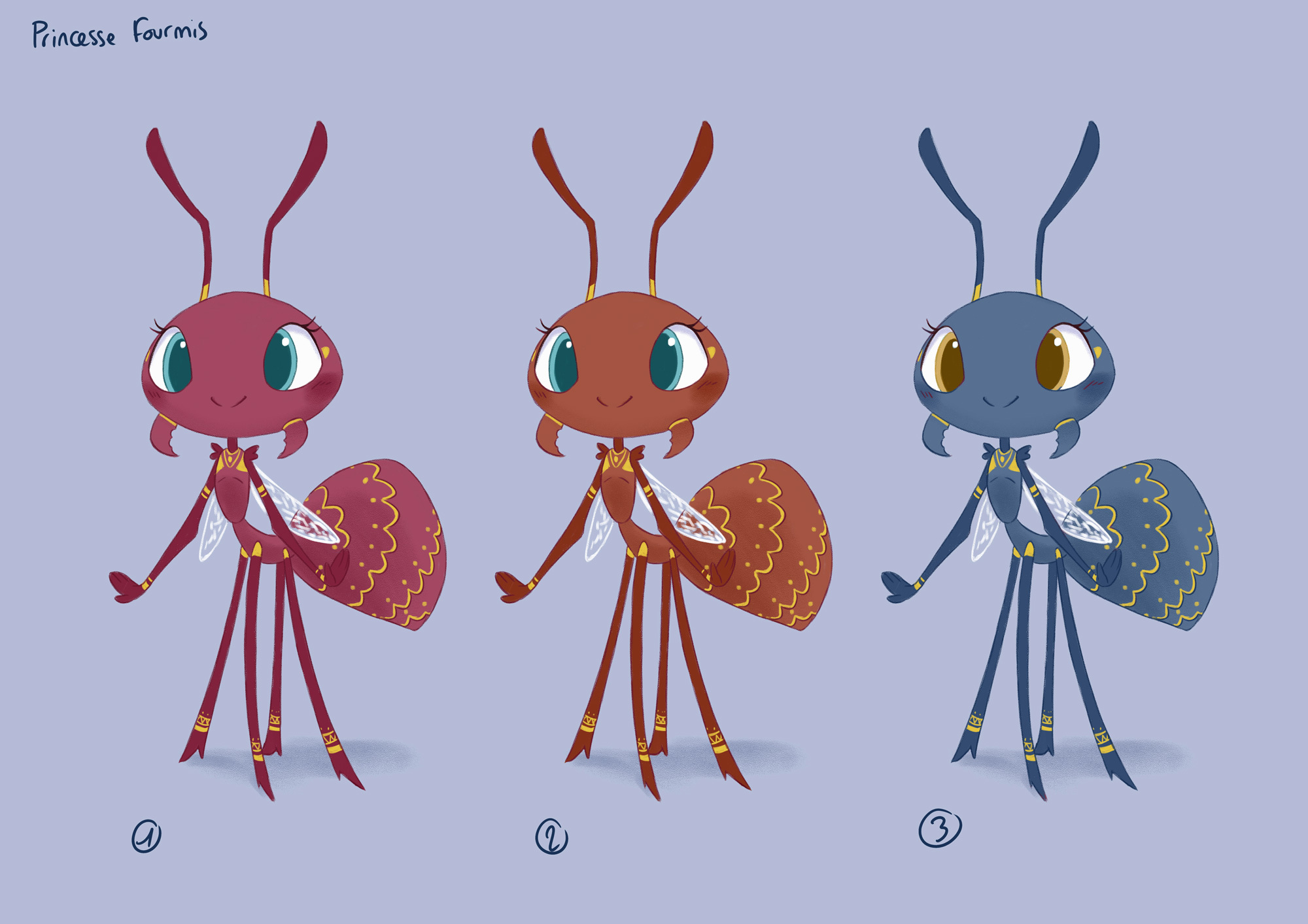 14 Fourmis Princesse Prop
