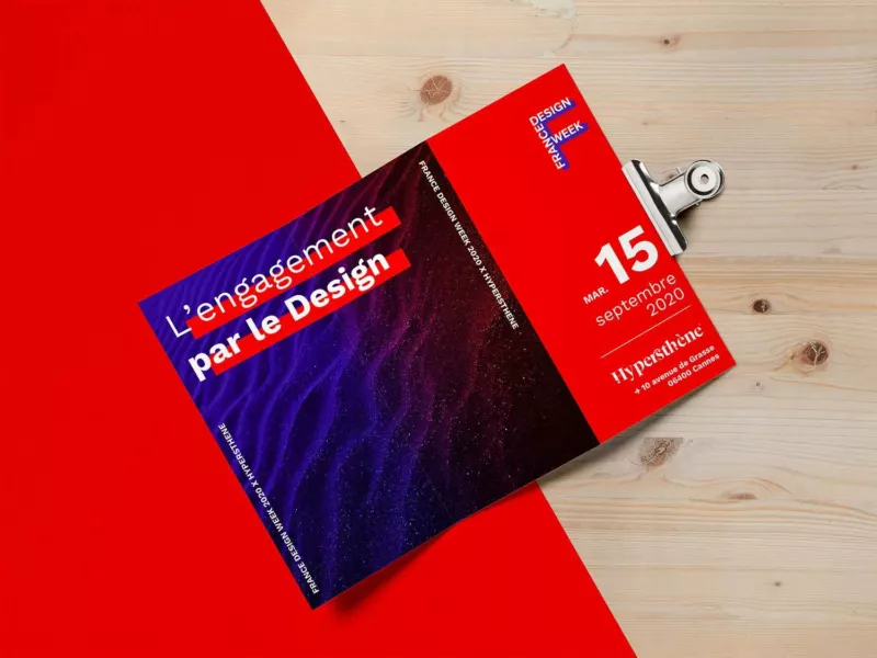 L'engagement par le Design, l'événement France Design Week 2020 d'Hypersthène