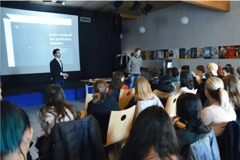 Conférence et Workshop UX Design au Lycée René GOSCINNY à Drap.