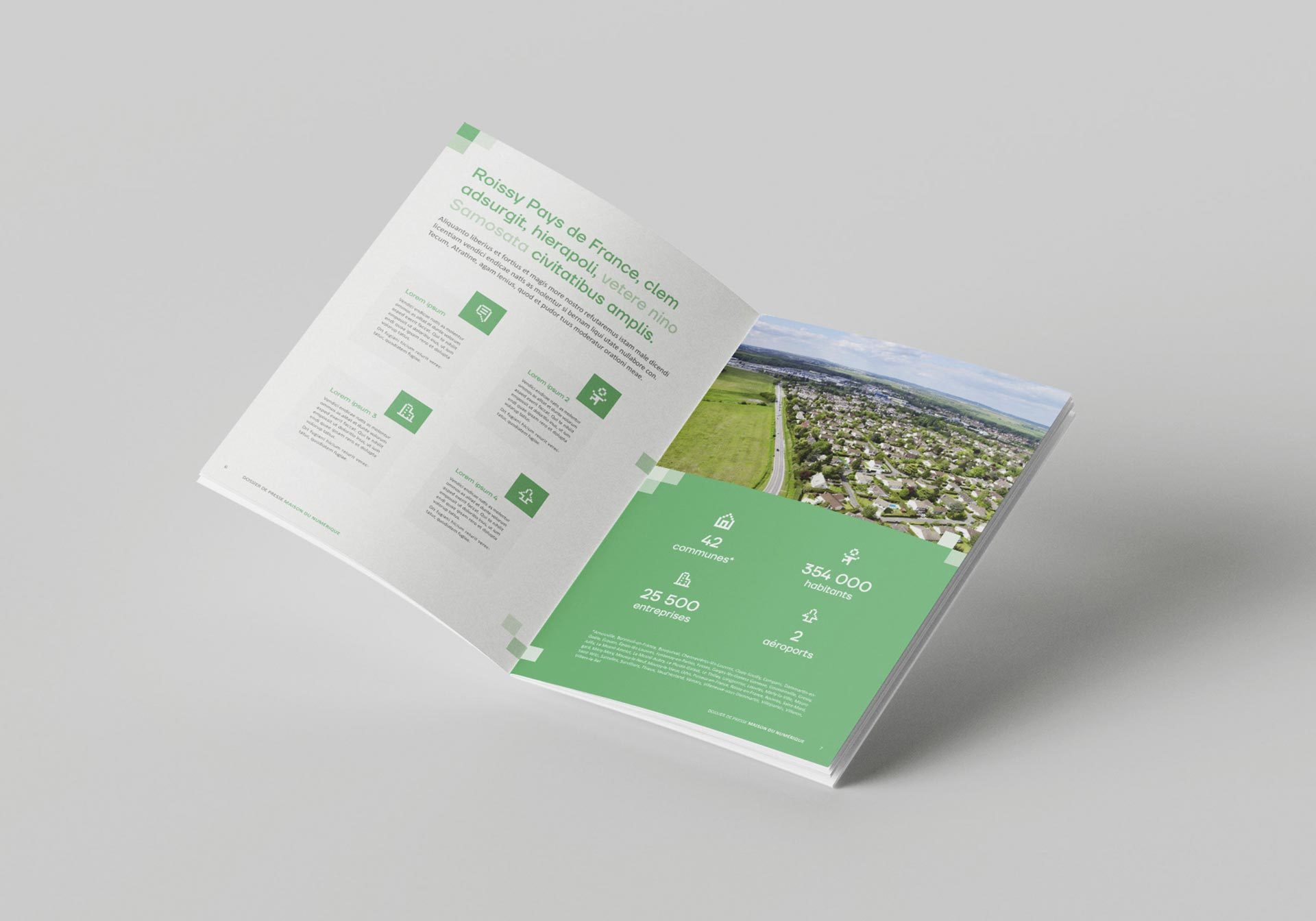 Brochure Roissy Mockup