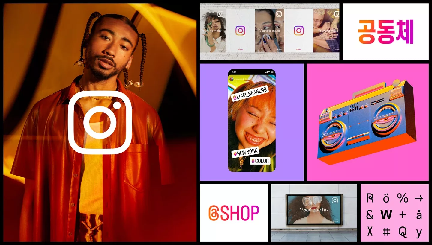 Instagram rebrand typography 2