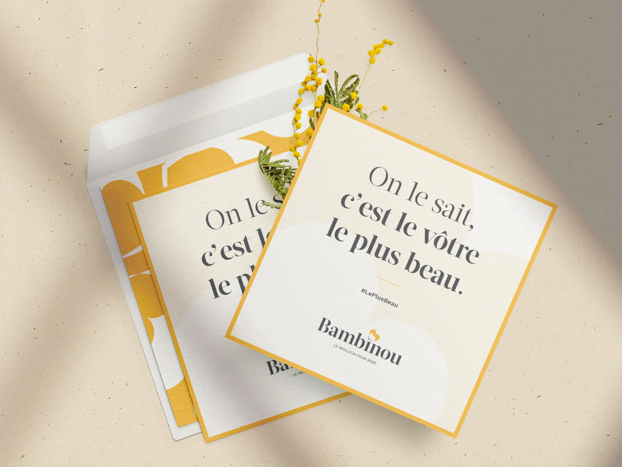 Bambinou Mockup Enveloppe Card
