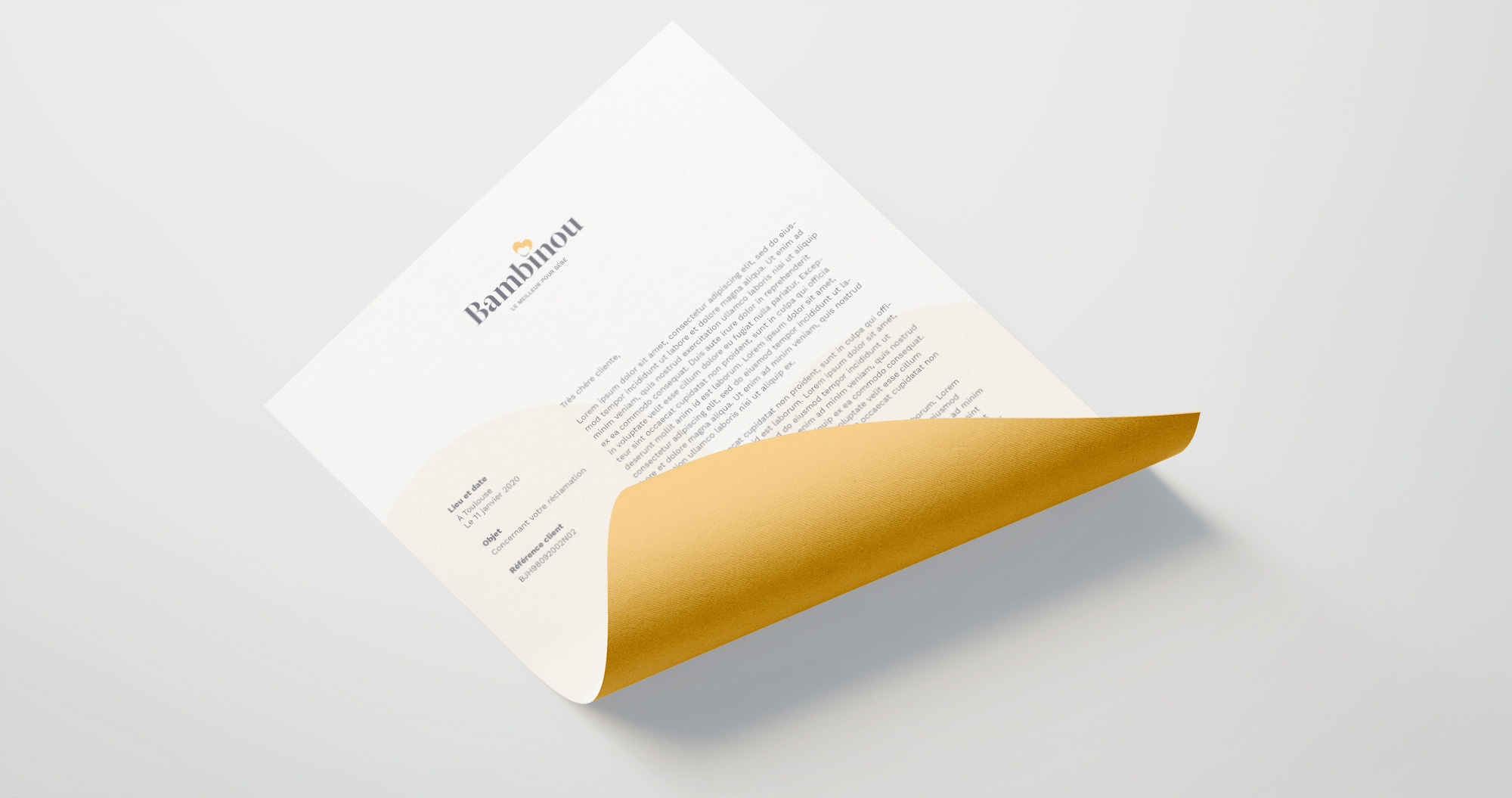 Bambinou Mockup Stationnery