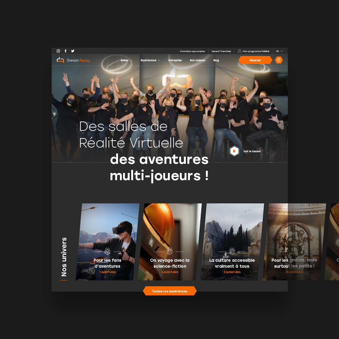 Dream Away Site Web Focus 01
