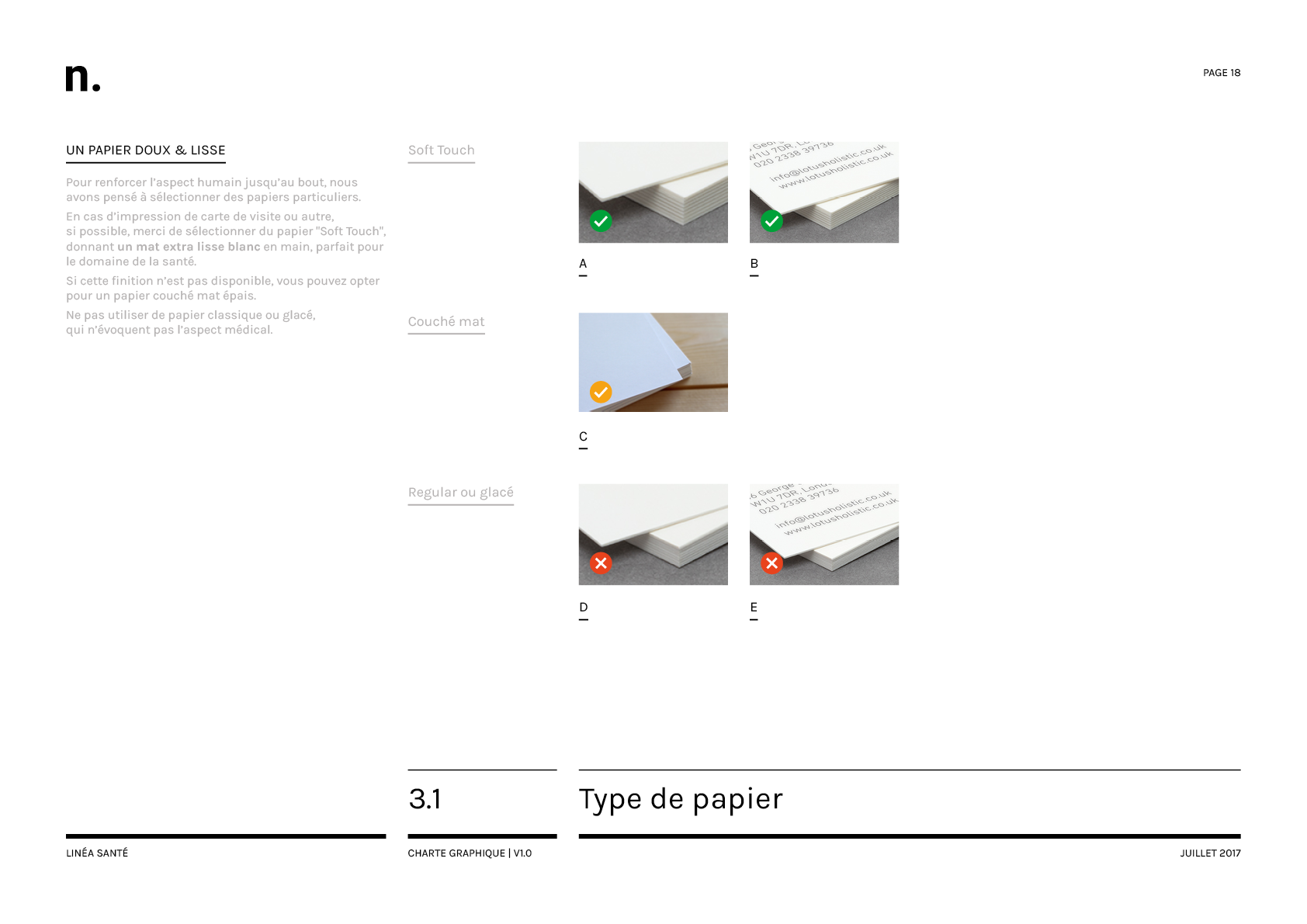 Linea Sante Charte Graphique18