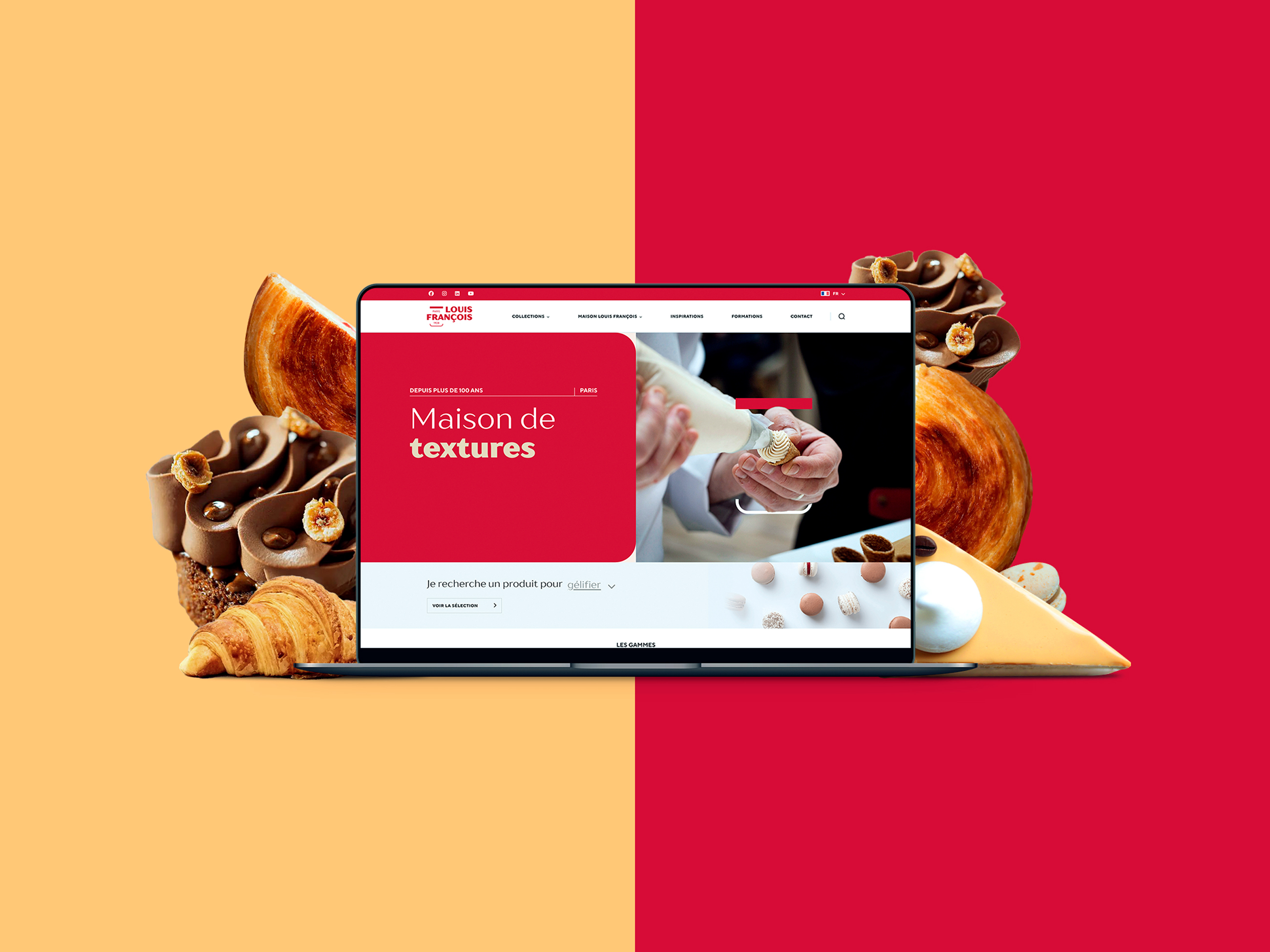 LOUISFRANÇ OIS Webdesign Colorful
