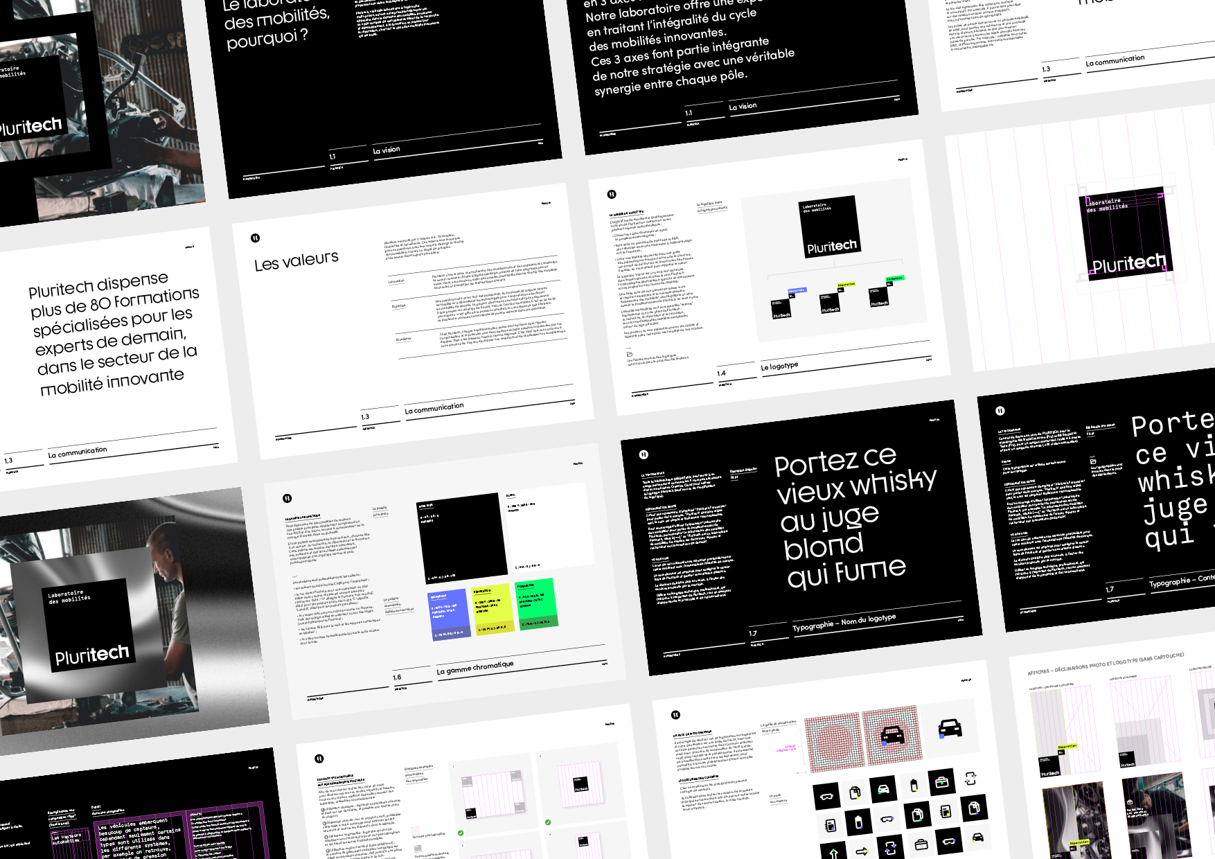 Pluritech Template Pour Charte Mockup Site