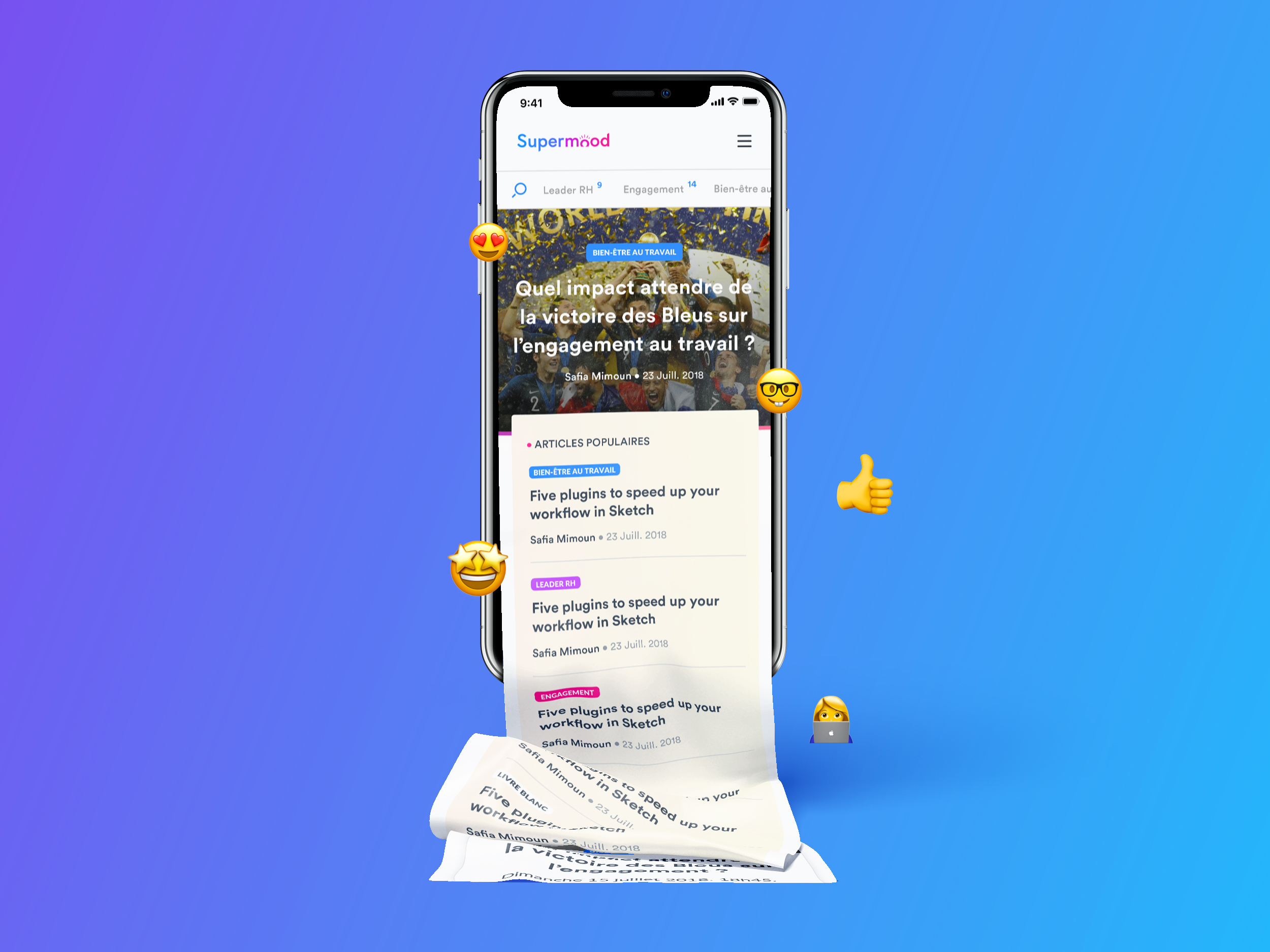 Supermood Responsive Blog